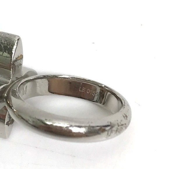 Auth LOUIS VUITTON M65247 Rhinestone Berg-Love Letters Rhinestone 2-piece set Ri - Picture 4 of 8